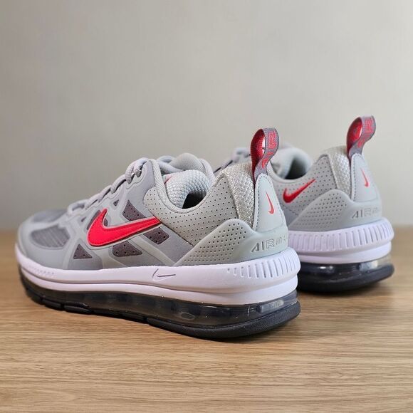 Nike Air Max Genome 360 Shoes Youth 7 Grey White Red Black Vapormax Sneakers New - Picture 6 of 16